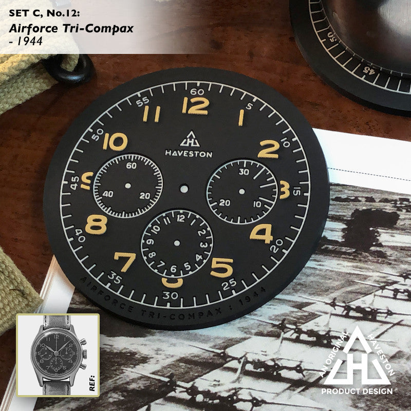 The Chronograph Service Dial Coasters Set-C (pack of 4 patterns) by HAVESTON Straps