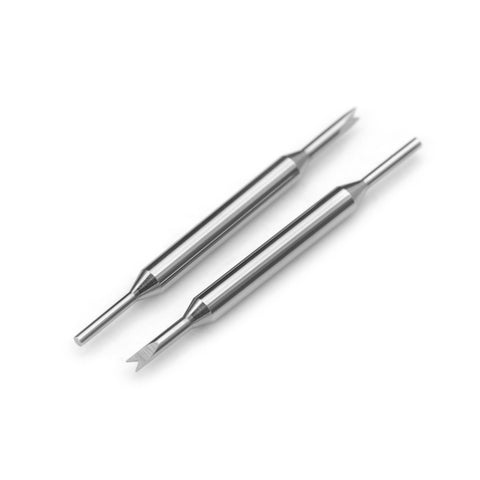 2 pcs of Reversible Pin and Fork Blades for Replacement of Compact Economy Spring Bar Tool