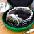 Round Watch Travel Hard Case Single Watch Box with Zipper, Green