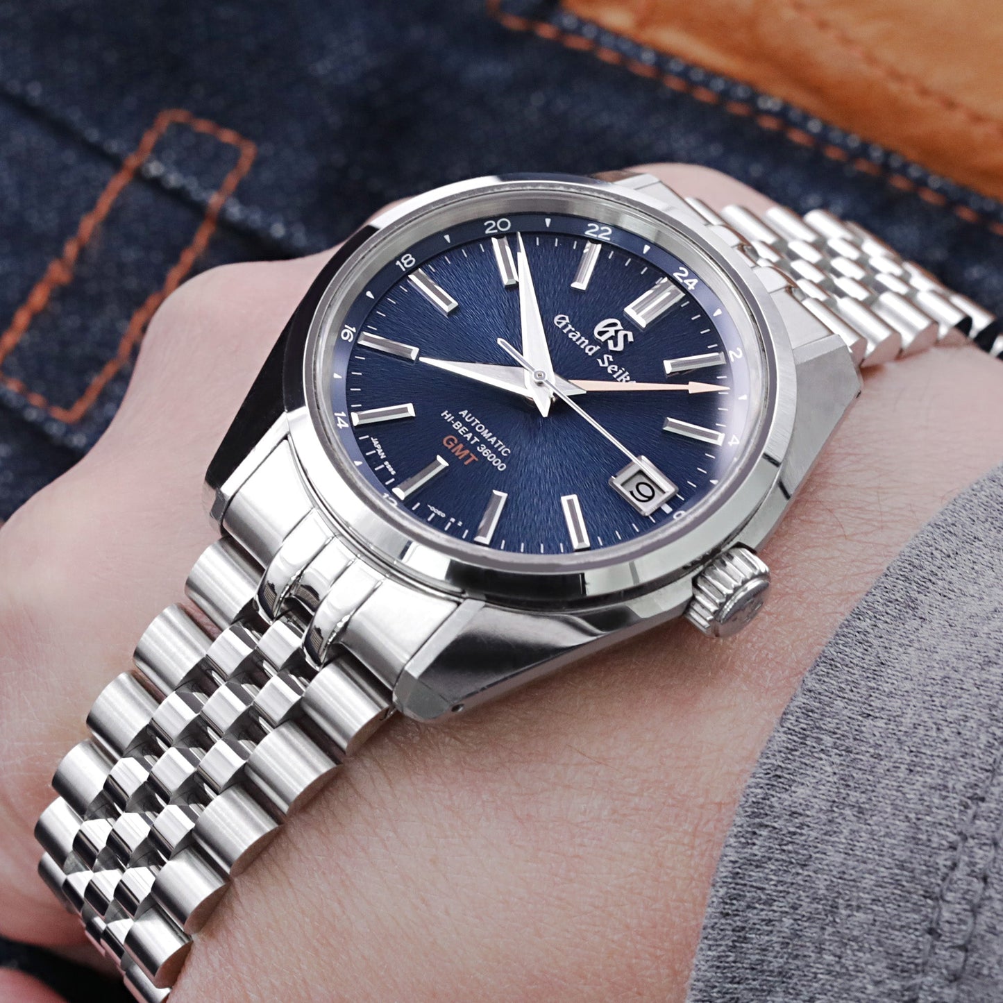 Grand Seiko Boutique Limited Edition SBGJ235 Hi-Beat 36000 GMT 