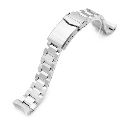 19mm Hexad III Watch Band for Grand Seiko 44GS SBGJ235, 316L Stainless Steel Brushed V-Clasp