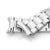 19mm Hexad III Watch Band for Grand Seiko 44GS SBGJ235, 316L Stainless Steel Brushed V-Clasp