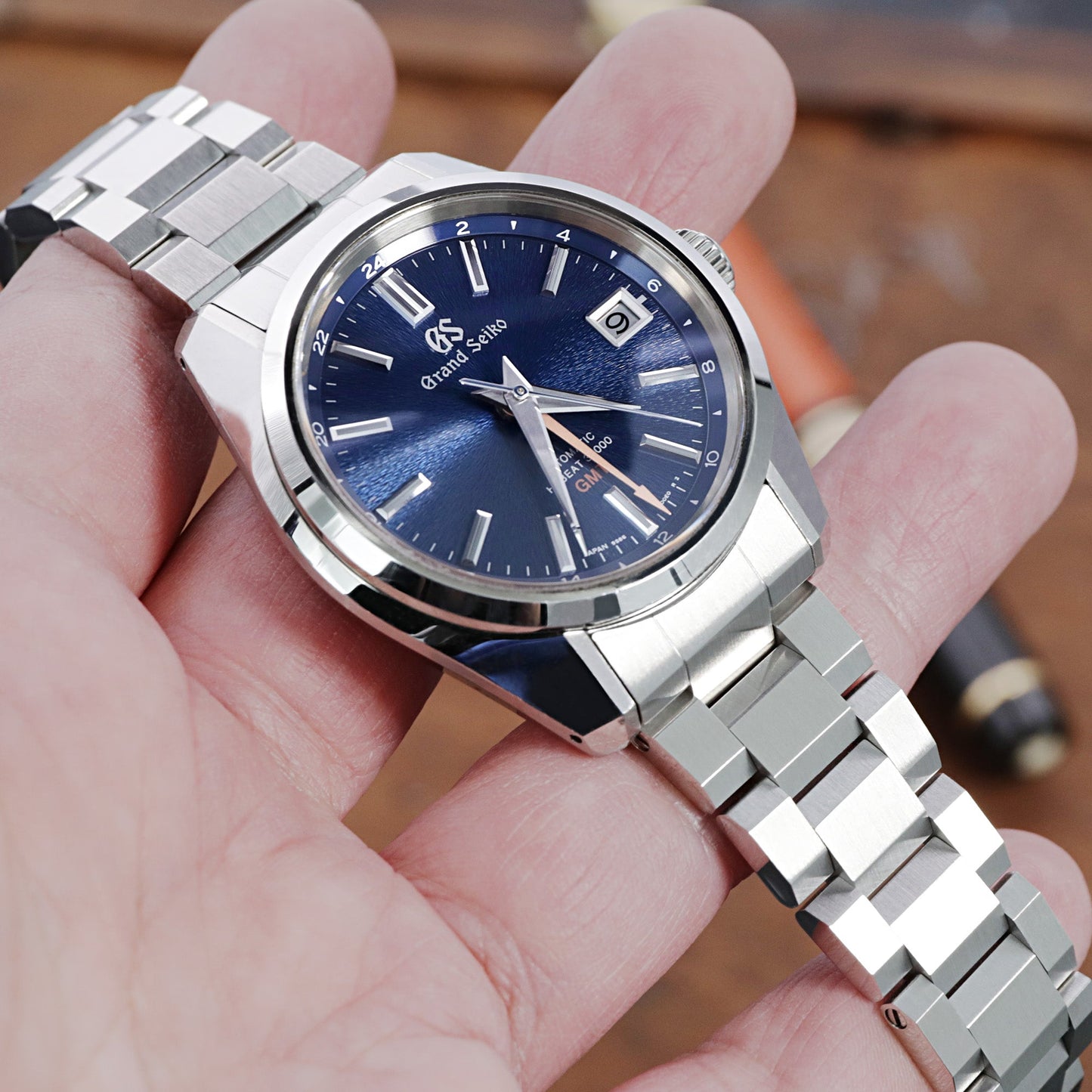 Grand Seiko Boutique Limited Edition SBGJ235 Hi-Beat 36000 GMT 