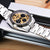 Seiko Speedtimer Panda chronograph SSC817 Gold Dial Seitona  