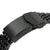 20mm Goma BOR QR Watch Band Straight End, 316L Stainless Steel Diamond-like Carbon (DLC coating) V-Clasp