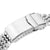 20mm Asteroid QR Watch Band Straight End Quick Release, 316L Stainless Steel Brushed and Polished V-Clasp