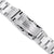 20mm Super-O Boyer 316L Stainless Steel Watch Band for Seiko SPB143 63Mas 40.5mm, Brushed Wetsuit Ratchet Buckle 