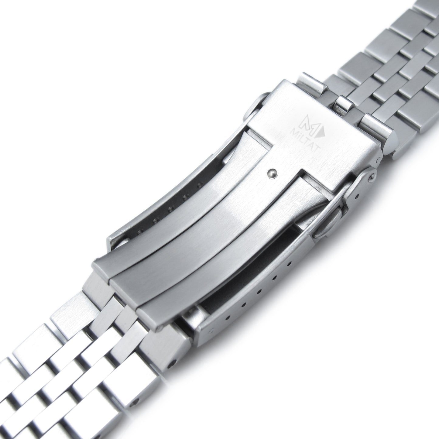 20mm Super-J Louis compatible with Seiko SPB143 63Mas 40.5mm V-Clasp Brushed