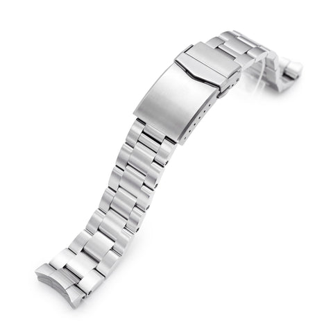 20mm Super Boyer for Seiko 5 Sports 38mm SRPK V-Clasp Brushed