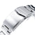 20mm Super Boyer Watch Band for Seiko 5 Sports 38mm SRPK, 316L Stainless Steel Brushed V-Clasp