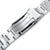 20mm Super Boyer Watch Band for Seiko 5 Sports 38mm SRPK, 316L Stainless Steel Brushed V-Clasp