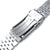 20mm Super-J Louis Watch Band for Seiko 5 Sports 38mm SRPK, 316L Stainless Steel Brushed V-Clasp