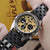 Seiko Speedtimer Panda chronograph SSC817 Gold Dial Seitona 