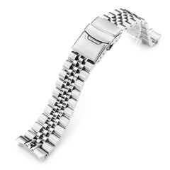 22mm Super-J Louis 316L Stainless Steel Watch Band for SEIKO Diver 6309-7040
