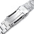 22mm Hexad Watch Band for Seiko King Samurai SRPE33, 316L Stainless Steel Brushed SUB Clasp