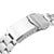 22mm Hexad Watch Band for Seiko GMT SSK001, 316L Stainless Steel Brushed V-Clasp