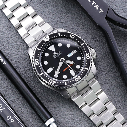 Hexad compatible with Seiko SKX007, V-Clasp B