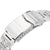 22mm Rollball Watch Band for Seiko SKX007, 316L Stainless Steel Brushed V-Clasp