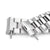 22mm Endmill Watch Band for Seiko new Turtles SRP777, 316L Stainless Steel Brushed and Polished V-Clasp