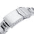 22mm Super-O Boyer Watch Band for Orient Kamasu, 316L Stainless Steel Brushed and Polished V-Clasp