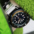 Seiko Prospex Arnie Re-Issue Solar Hybrid Black Gold LCD Watch SNJ028P1s