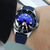 Rhombus Blue FKM Quick Release rubber watch strap