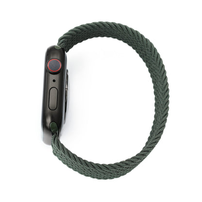 Stretchable Military Green Solo Loop Braided Apple Watch Band for 44mm / 42mm models