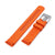 20mm Crafter Blue - Orange Rubber Curved Lug Watch Strap for Seiko Baby MM200 & Mini Turtles SRPC35