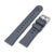 Chaffle Military Grey FKM Rubber watch strap, 20mm or 22mm