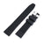 Rhombus Black FKM Quick Release rubber watch strap
