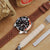 Rhombus Brown FKM Quick Release rubber watch strap