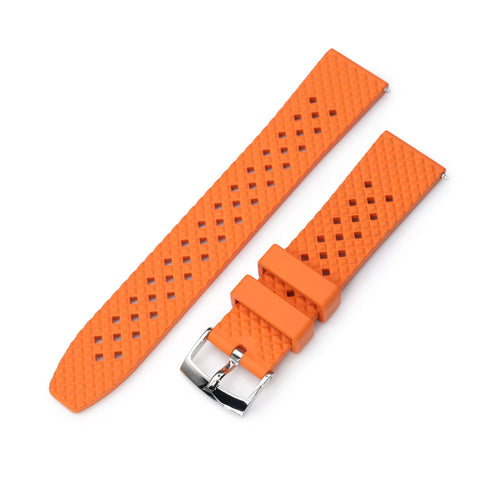 Orange Rhombus FKM Quick Release rubber strap