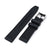 HONEY Black FKM Quick Release Rubber Strap, 20mm or 22mm