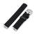 Black Quick Release Canvas + Add-on End Piece watch strap for Seiko Sumo SPB103
