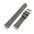 Chaffle Military Green FKM Rubber + Add-on End Piece watch strap for Seiko Sumo SPB103