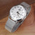Quick Release Tapered Milanese Mesh Watch Band Polished