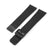 Quick Release Tapered Milanese Mesh Watch Band, PVD Black