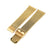 Quick Release Tapered Milanese Mesh Watch Band, IP Gold