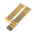 Quick Release Classic Superfine Mesh Watch Band, 18mm, 20mm or 22mm, Full IP Gold