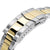Super-O Boyer compatible with Seiko Alpinist SARB017 + Two Tone IP Gold SUB Clasp