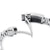 20mm Retro Razor QR Watch Band Straight End Quick Release, 316L Stainless Steel Brushed V-Clasp
