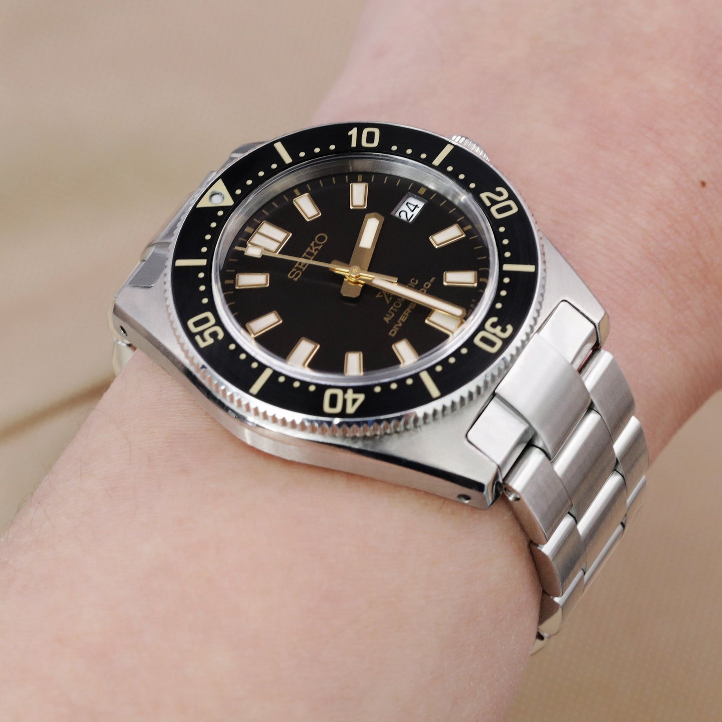 Seiko SPB147 Prospex Diver 62MAS Reissue Black Dial 