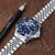 20mm Super-J Louis 316L Stainless Steel Watch Band for Omega Seamaster 41mm, Brushed V-Clasp
