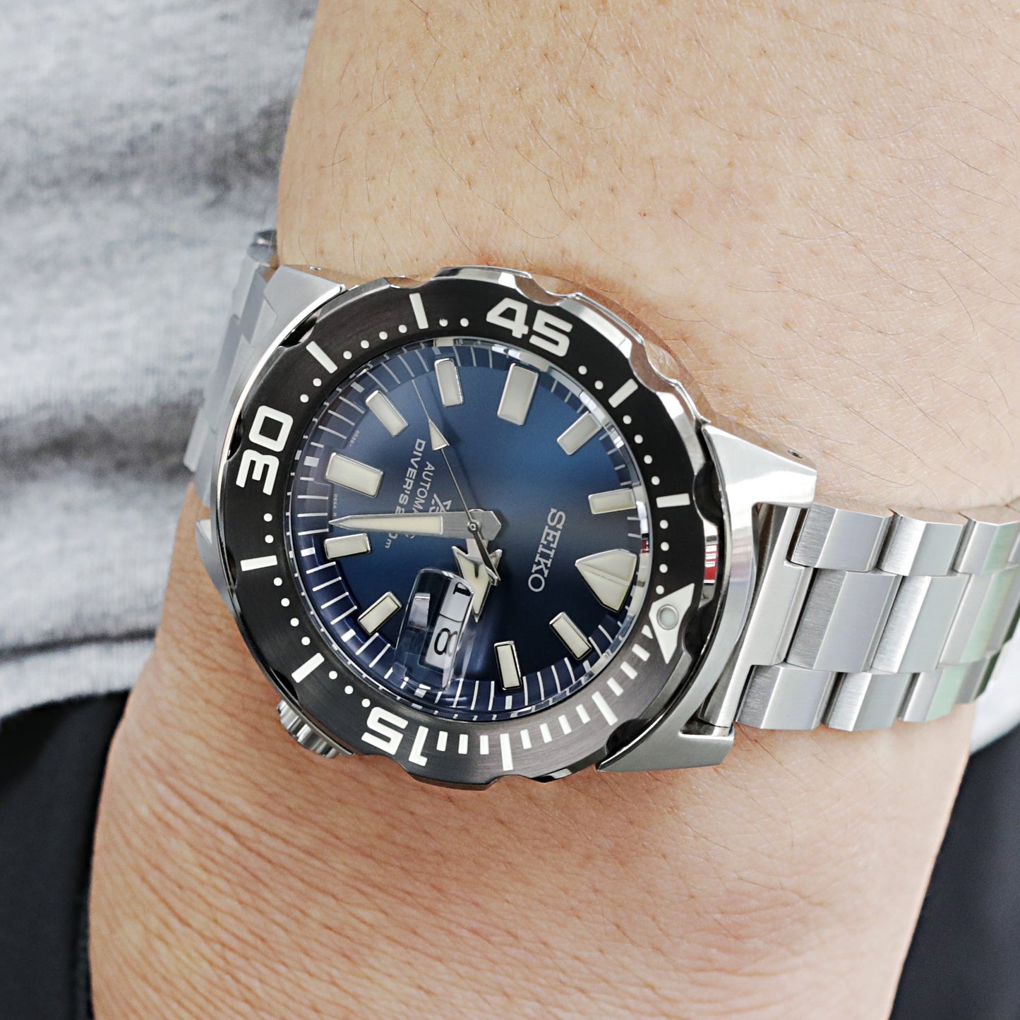 Seiko Prospex Monster SRPD25 Blue Dial Dive Watch