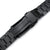 21mm Hexad Watch Band for Seiko Tuna SBBN013, 316L Stainless Steel Diamond-like Carbon (DLC coating) V-Clasp 