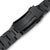 21mm Super-O Boyer 316L Stainless Steel Watch Band for Seiko Tuna SBBN013, Diamond-like Carbon (DLC coating) V-Clasp 