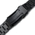 22mm Endmill 316L Stainless Steel Watch Band Straight End, Diamond-like Carbon (DLC coating) Diver Clasp 