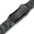 22mm Super-O Boyer 316L Stainless Steel Watch Band for TUD BB 79230, Diamond-like Carbon (DLC coating) V-Clasp 
