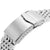 22mm Goma BOR 316L Stainless Steel Watch Band for Seiko 5, Brushed and Polished V-Clasp