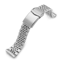 22mm Goma BOR 316L Stainless Steel Watch Band for Seiko new Turtles SRP777, Brushed and Polished V-Clasp
